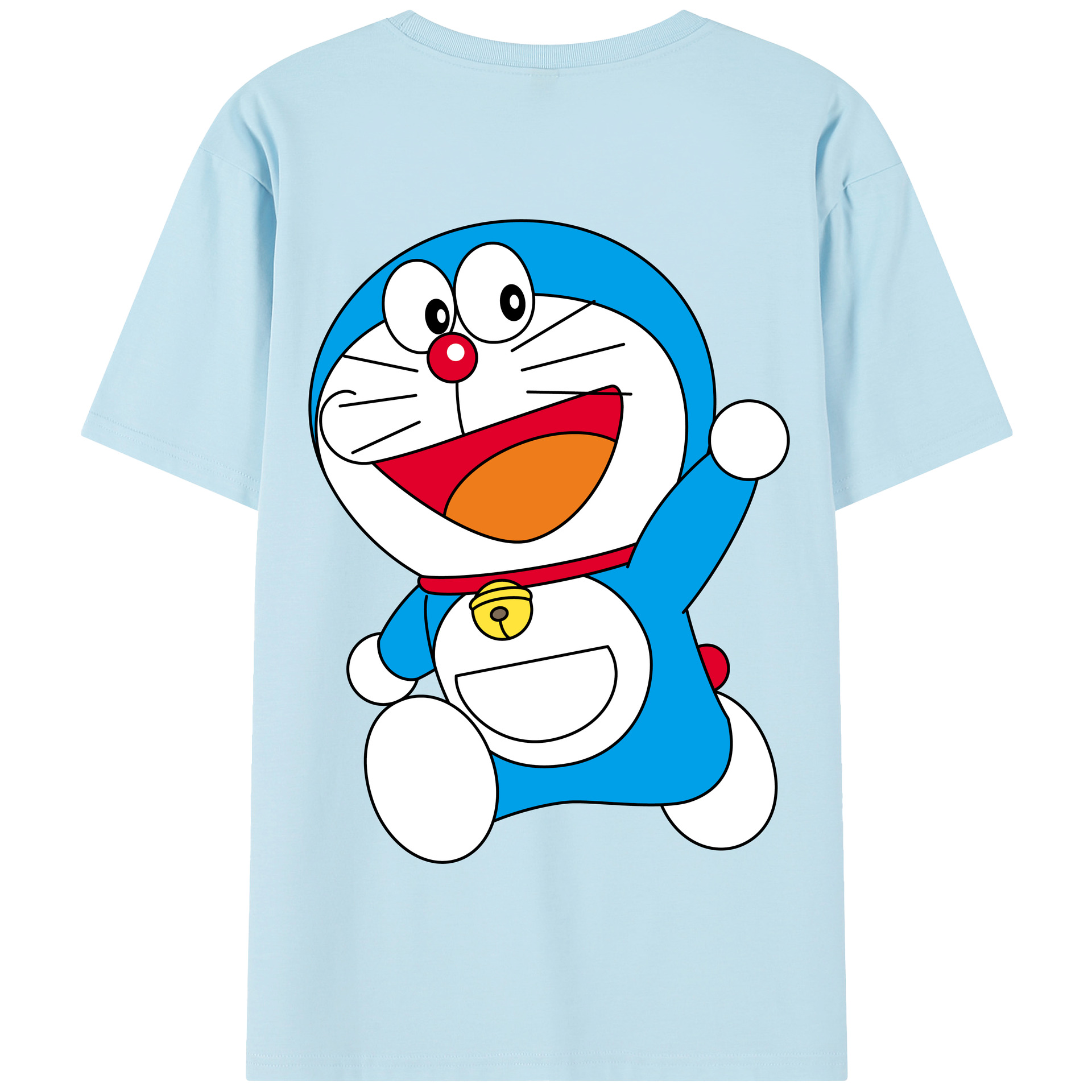 （画像用） ドラえもん Doraemon 綿100％半袖Tシャツ（背面プリント）